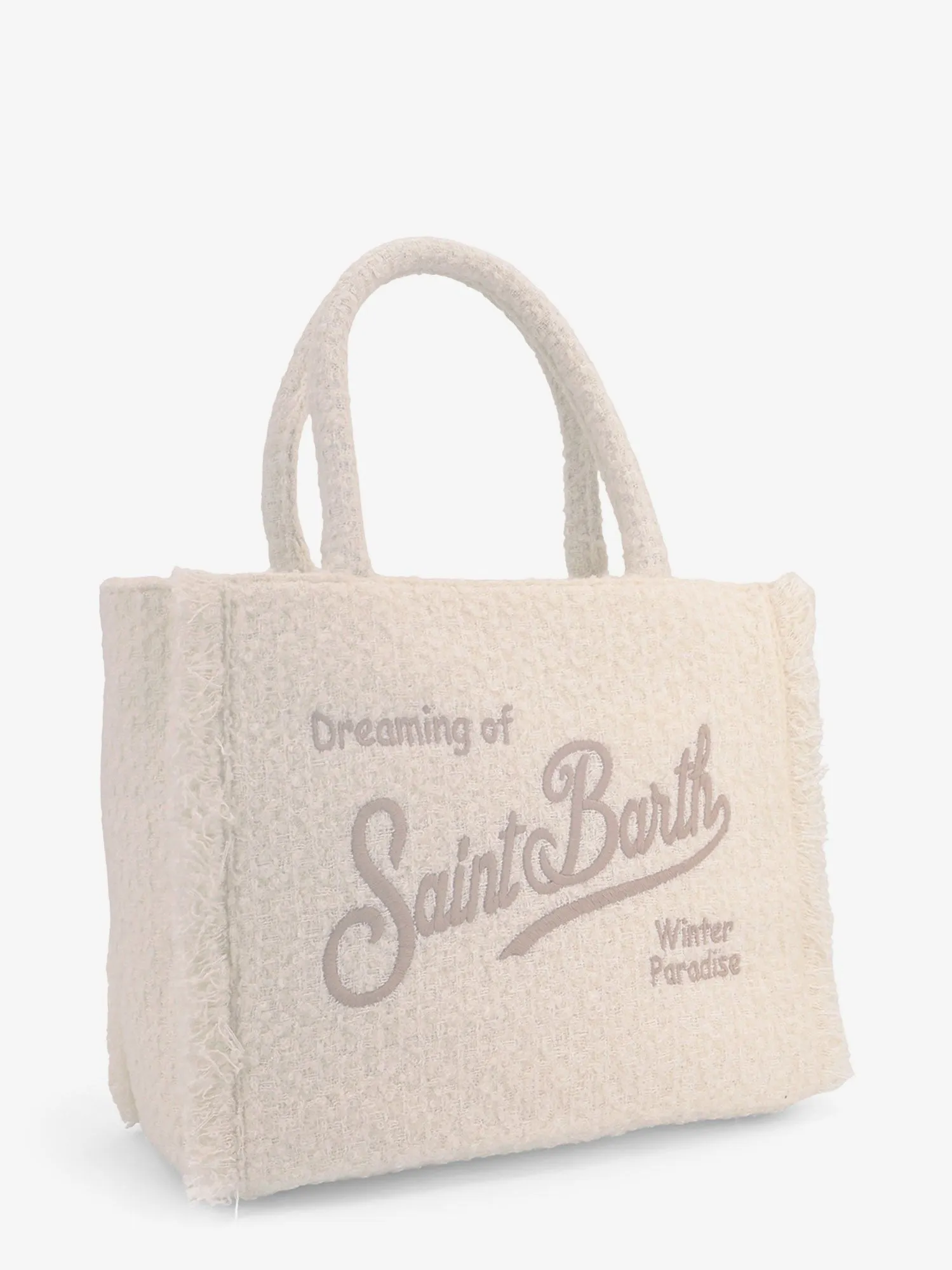 MC2 SAINT BARTH Vanity twwed wool blend shoulder bag sold by Siebentaschen product image thumbnail 3