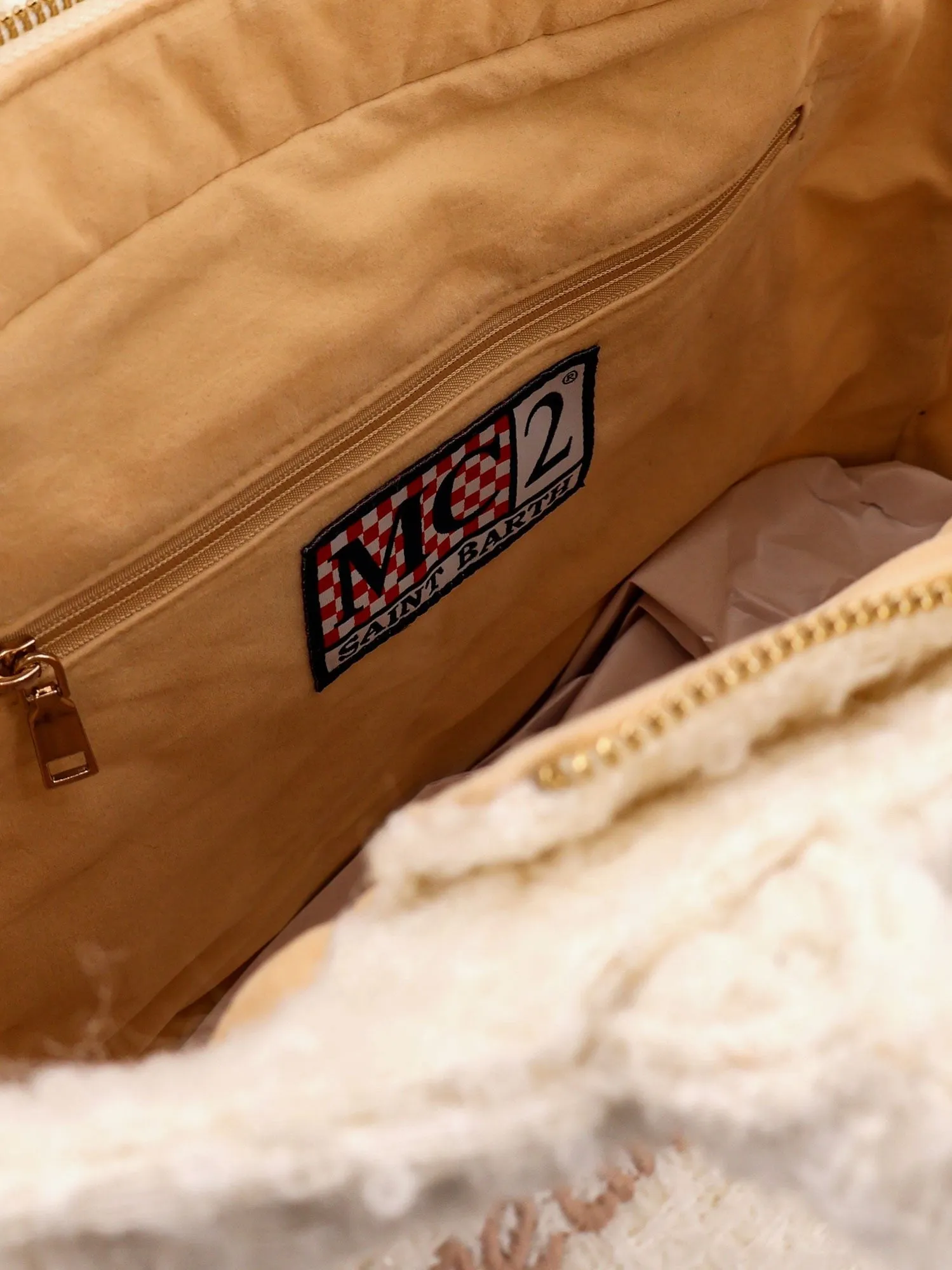 MC2 SAINT BARTH Vanity twwed wool blend shoulder bag sold by Siebentaschen product image thumbnail 4