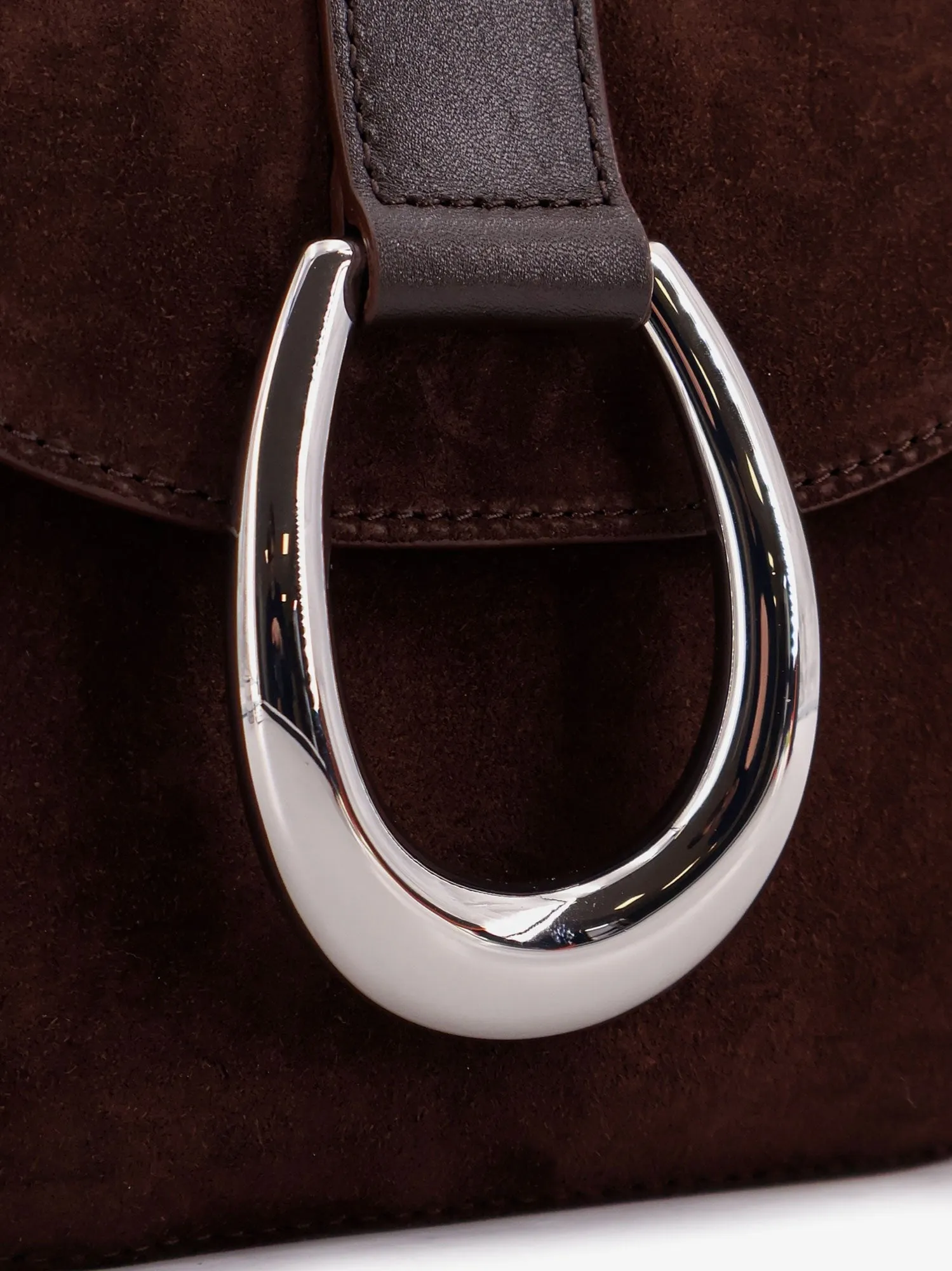 STAUD Bella Saddle suede crossbody bag sold by Siebentaschen product image thumbnail 5