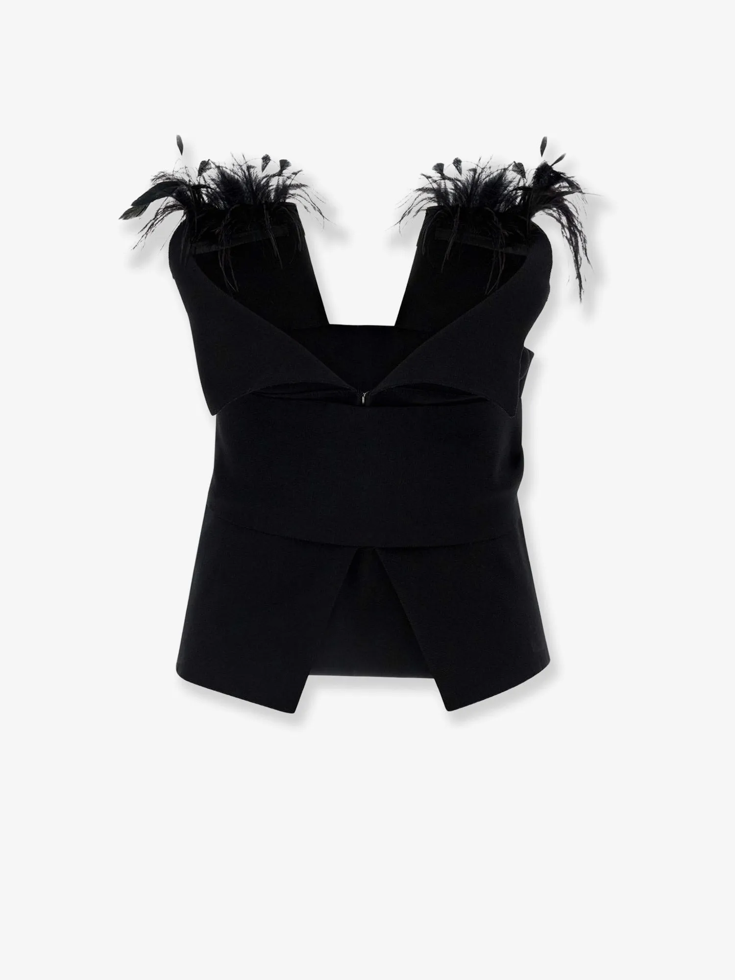 alberta ferretti Viscose blend top with feathers profile sold by Siebentaschen product image thumbnail 2