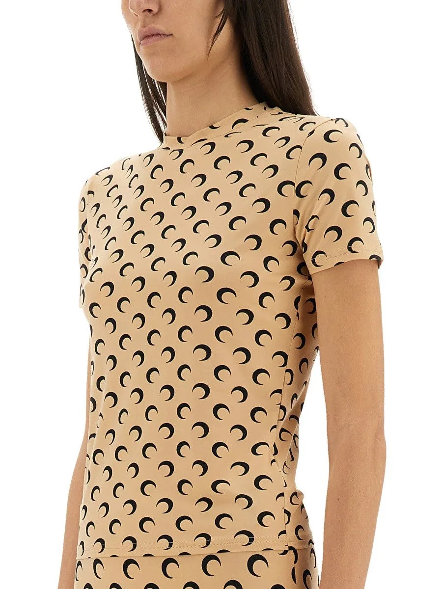 MARINE SERRE T-SHIRT "MOON" sold by Siebentaschen product image thumbnail 4