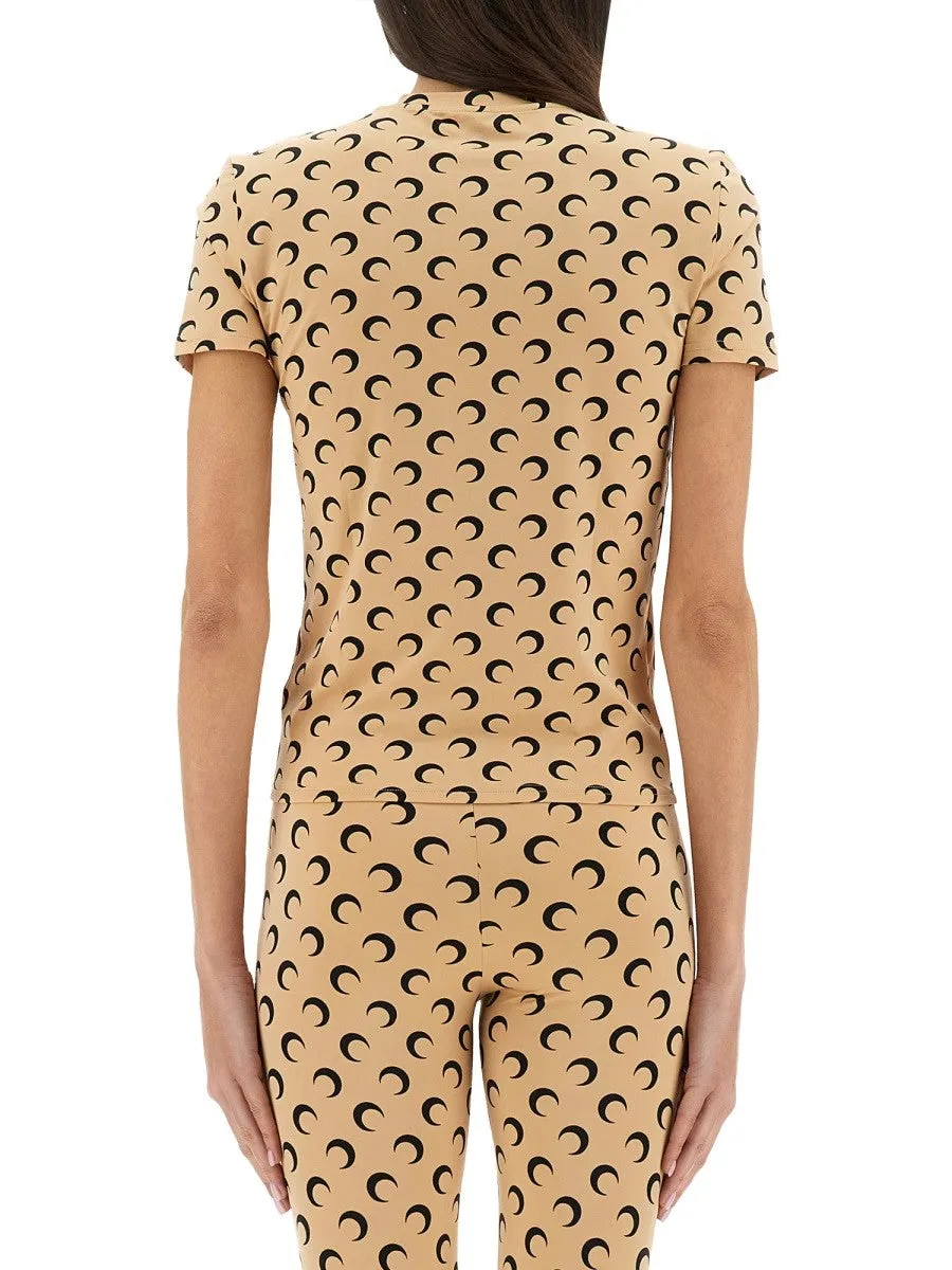 MARINE SERRE T-SHIRT "MOON" sold by Siebentaschen product image thumbnail 3