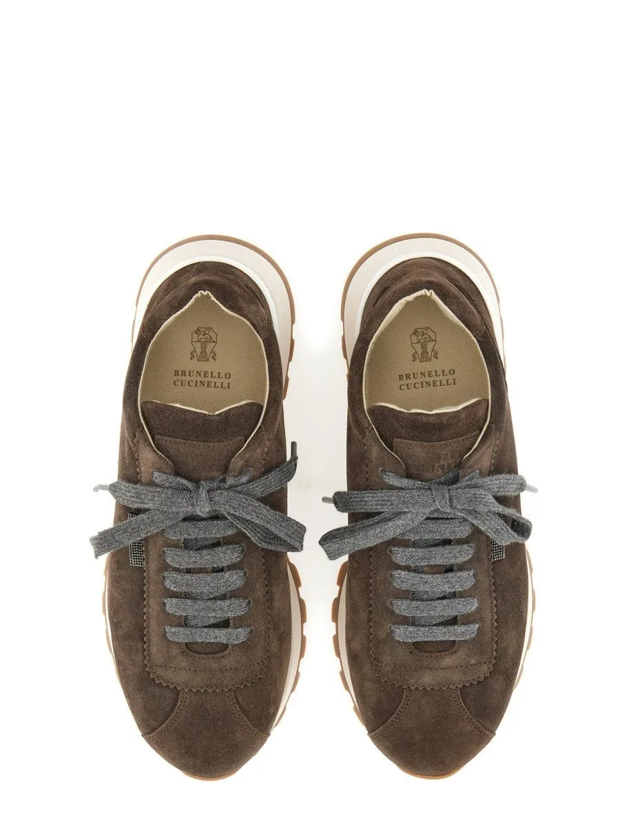 Brunello Cucinelli SUEDE RUNNING SNEAKER sold by Siebentaschen product image thumbnail 2