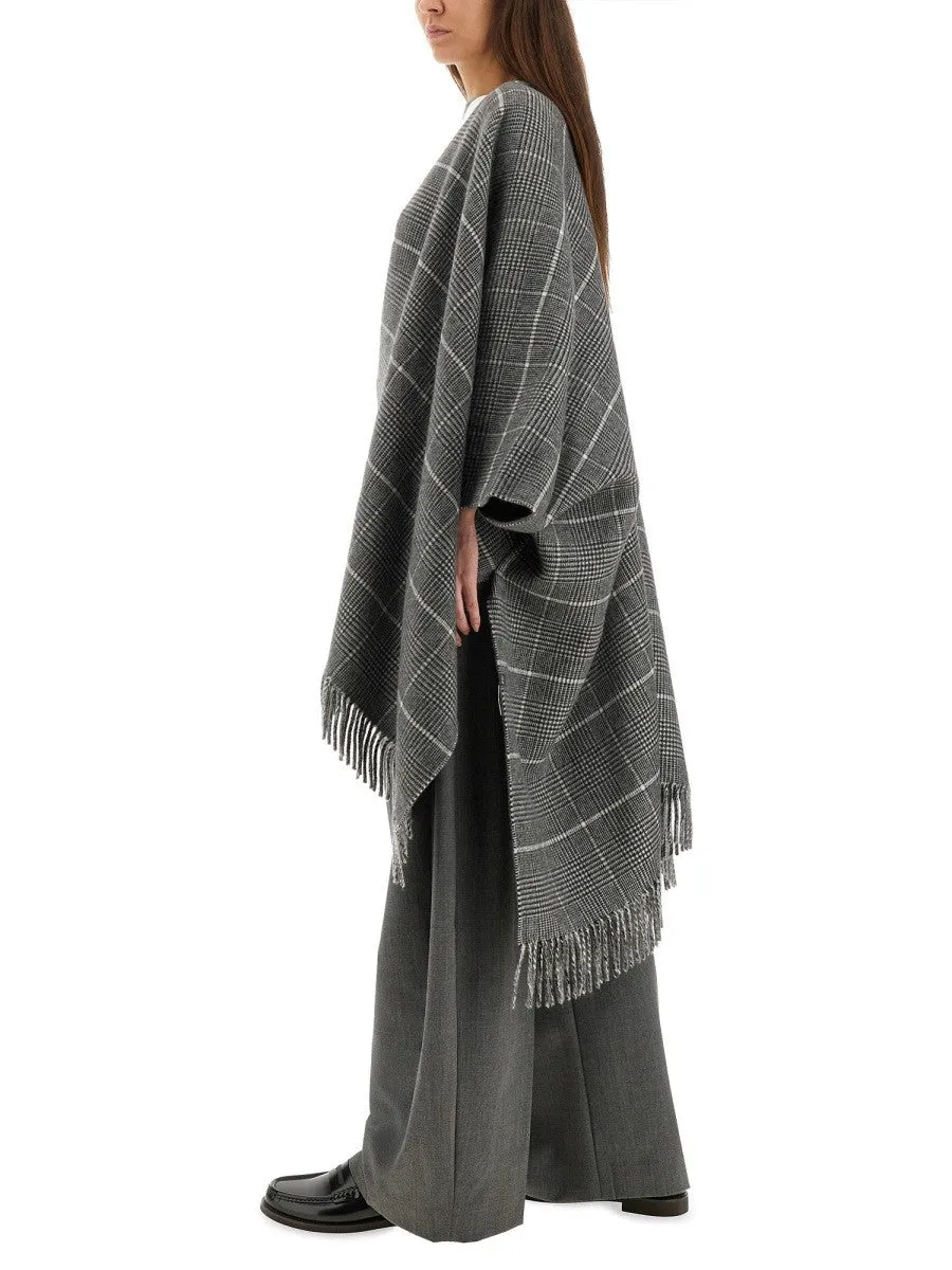 Brunello Cucinelli WOOL PONCHO WITH BANGS sold by Siebentaschen product image thumbnail 2