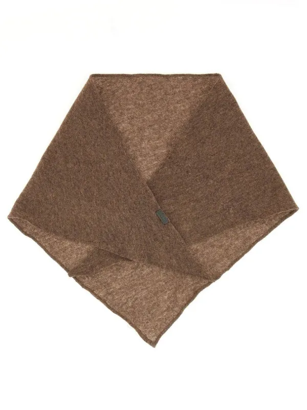 Brunello Cucinelli CASHMERE SCARF WITH NECKLACE sold by Siebentaschen