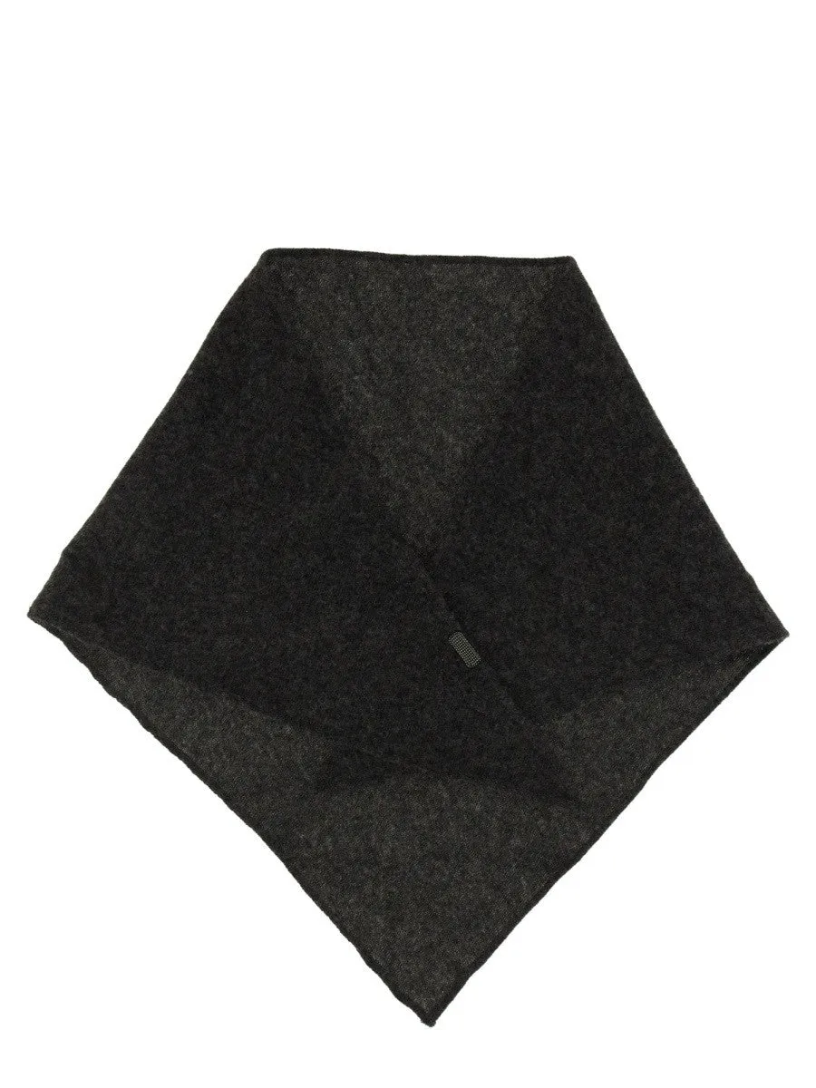 Brunello Cucinelli CASHMERE SCARF WITH NECKLACE sold by Siebentaschen