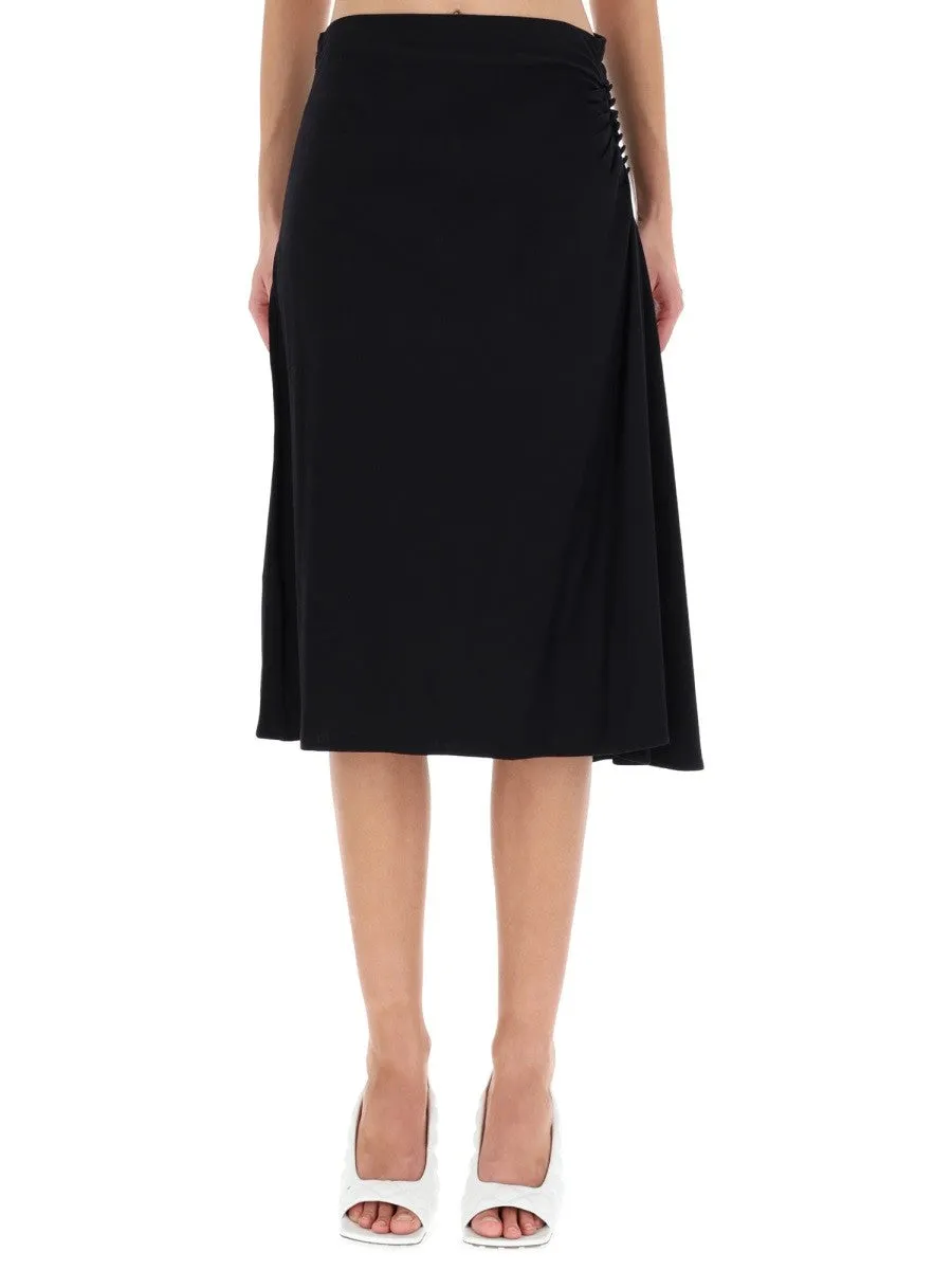 Dries Van Noten DRAPED "HEVIRA" SKIRT sold by Siebentaschen