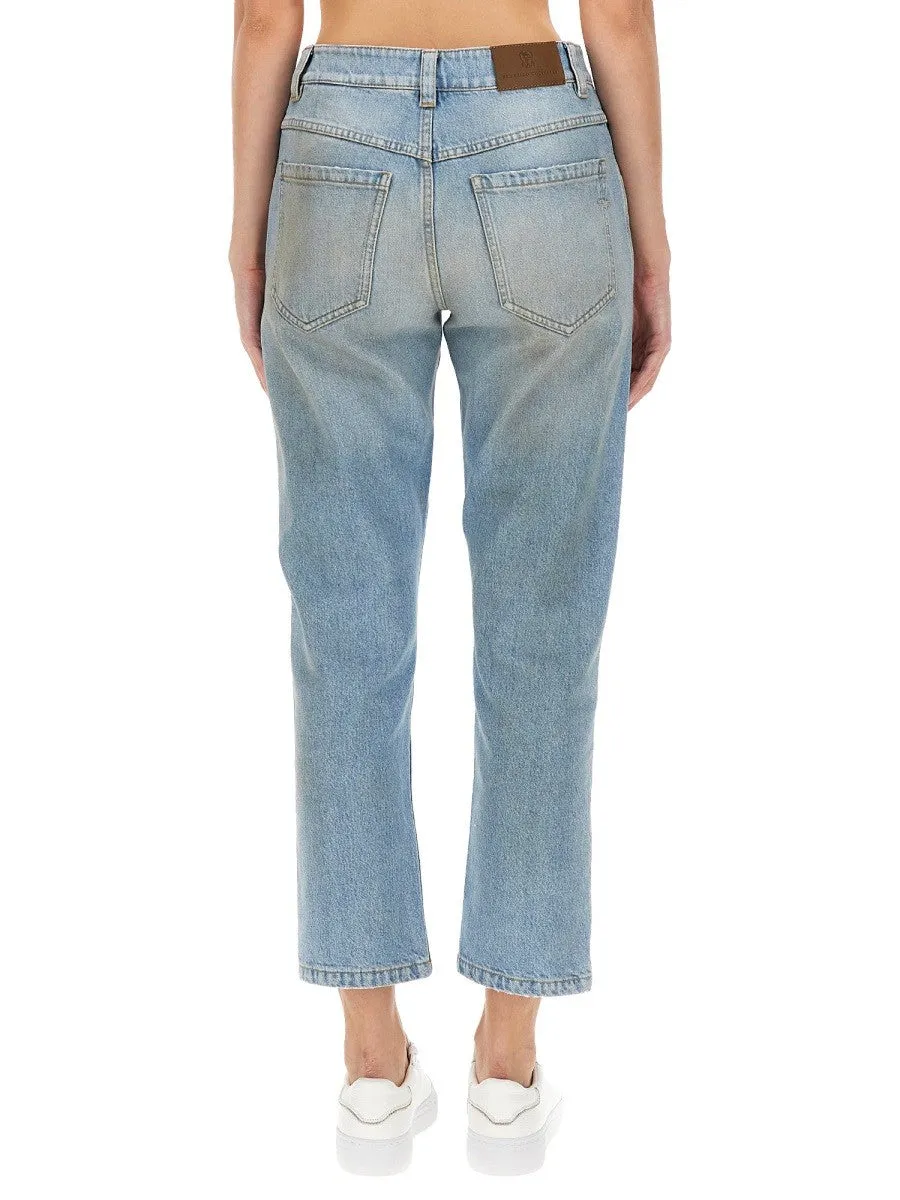 Brunello Cucinelli STRAIGHT PANTS WITH SHINY BARTACK sold by Siebentaschen product image thumbnail 3