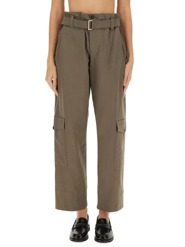 Brunello Cucinelli BELTED PANTS sold by Siebentaschen