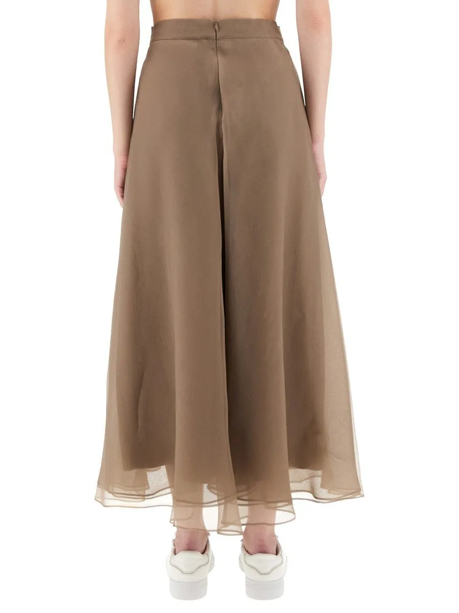 Brunello Cucinelli "PANELED CIRCLE" SKIRT sold by Siebentaschen product image thumbnail 3