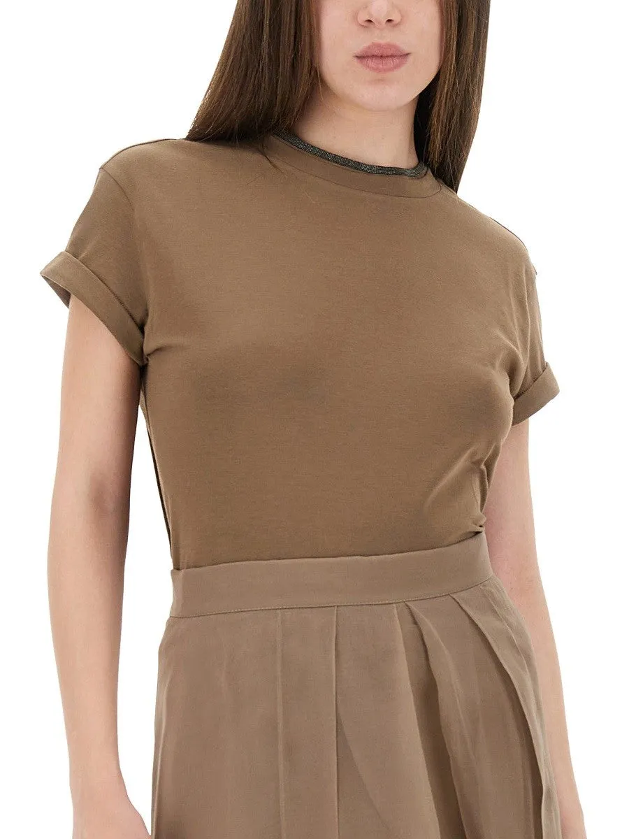 Brunello Cucinelli COTTON JERSEY T-SHIRT sold by Siebentaschen product image thumbnail 4