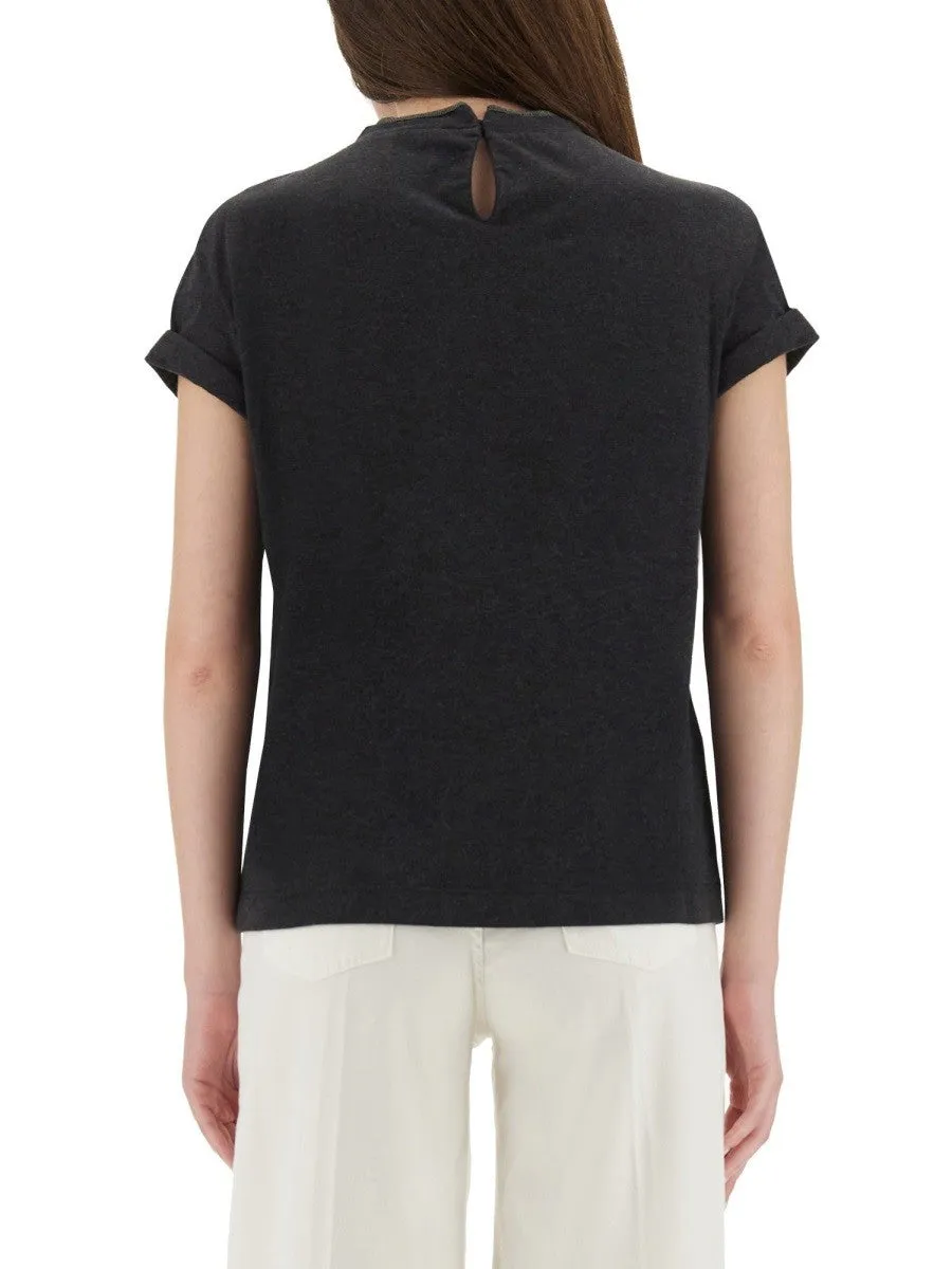 Brunello Cucinelli COTTON JERSEY T-SHIRT sold by Siebentaschen product image thumbnail 4