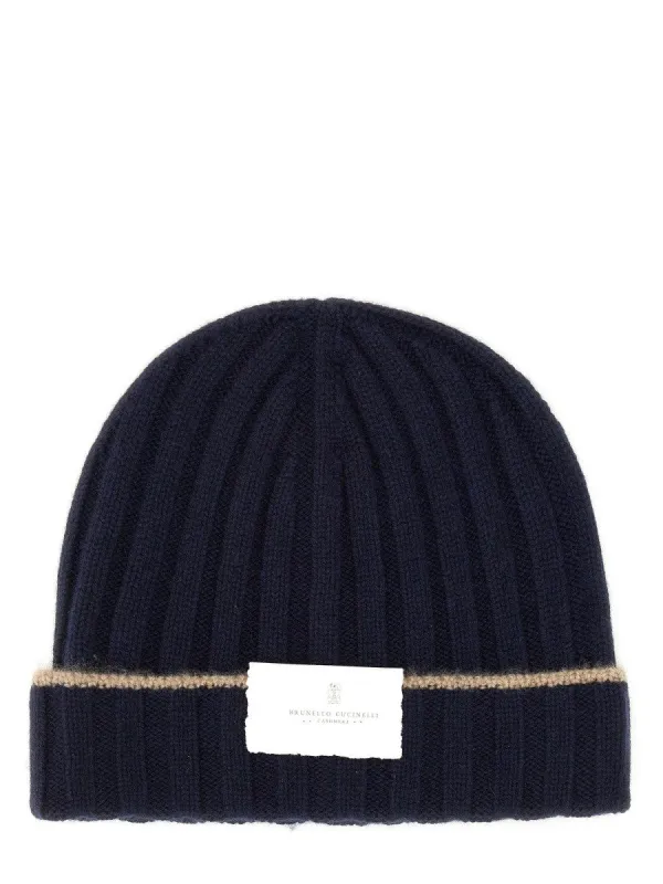 Brunello Cucinelli CASHMERE BEANIE HAT sold by Siebentaschen