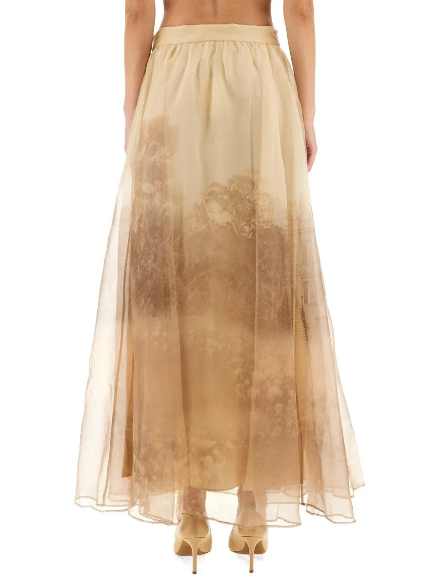 ZIMMERMANN "MEMENTO" ORGANZA MAXI SKIRT sold by Siebentaschen product image thumbnail 4