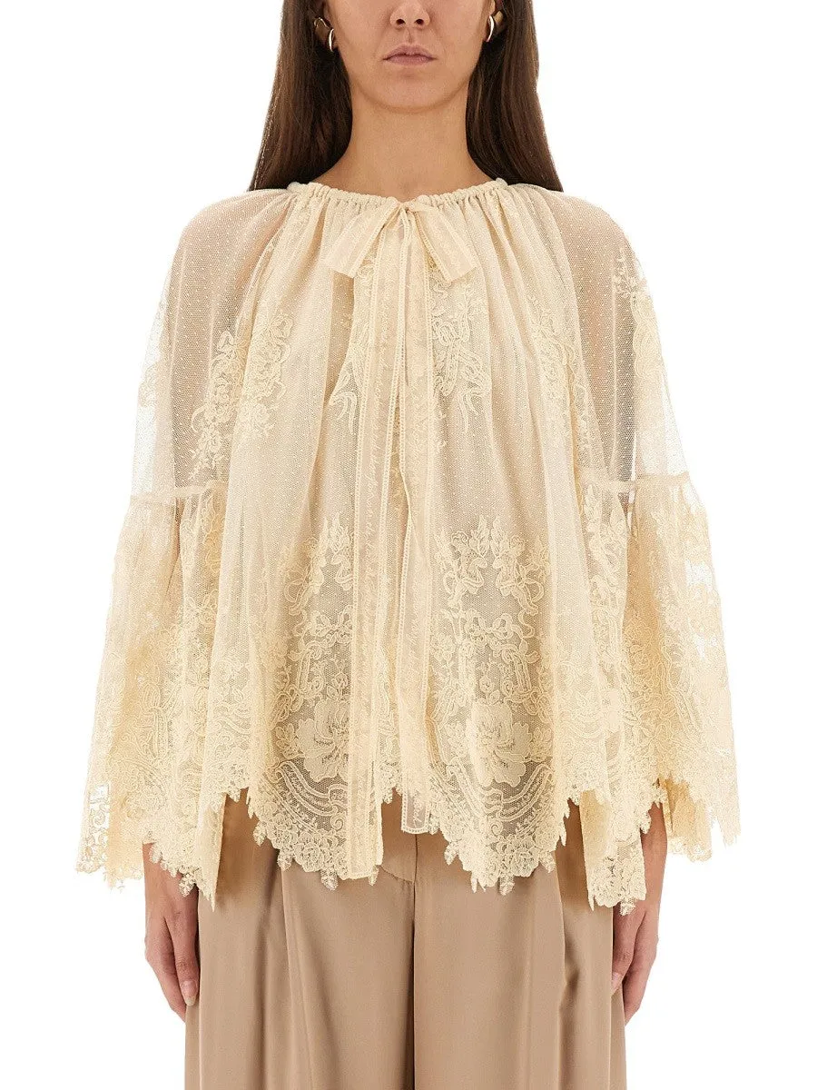 ZIMMERMANN "HYPNOTIC" LACE BLOUSE sold by Siebentaschen