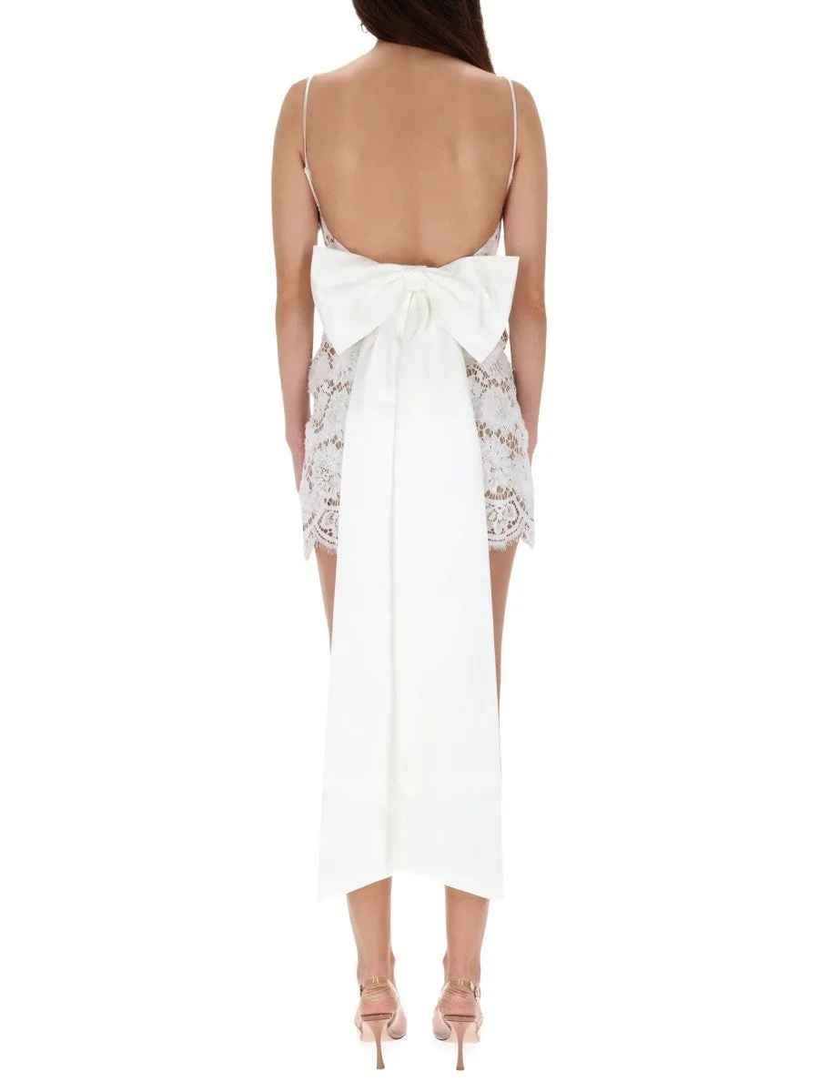 SELF-PORTRAIT MINI DRESS WITH BOW sold by Siebentaschen product image thumbnail 3