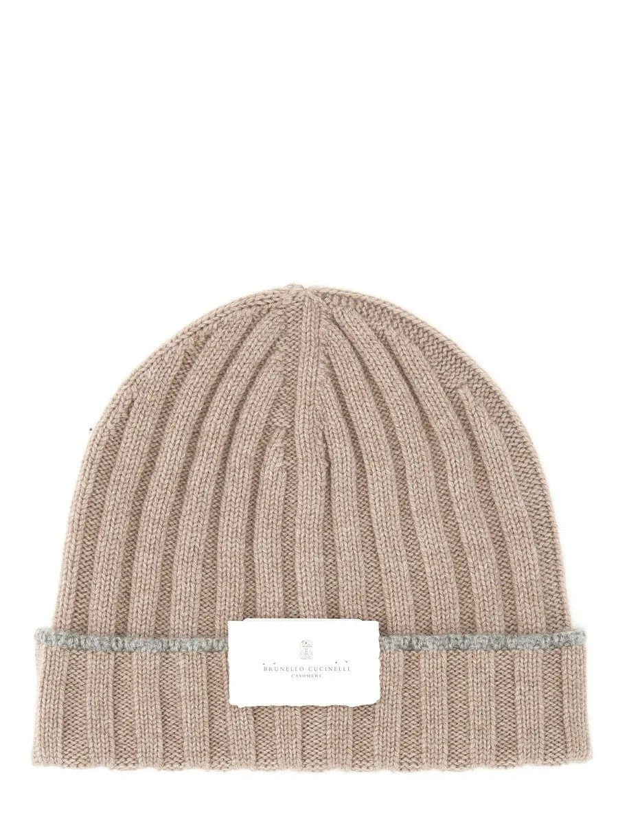 Brunello Cucinelli CASHMERE BEANIE HAT sold by Siebentaschen
