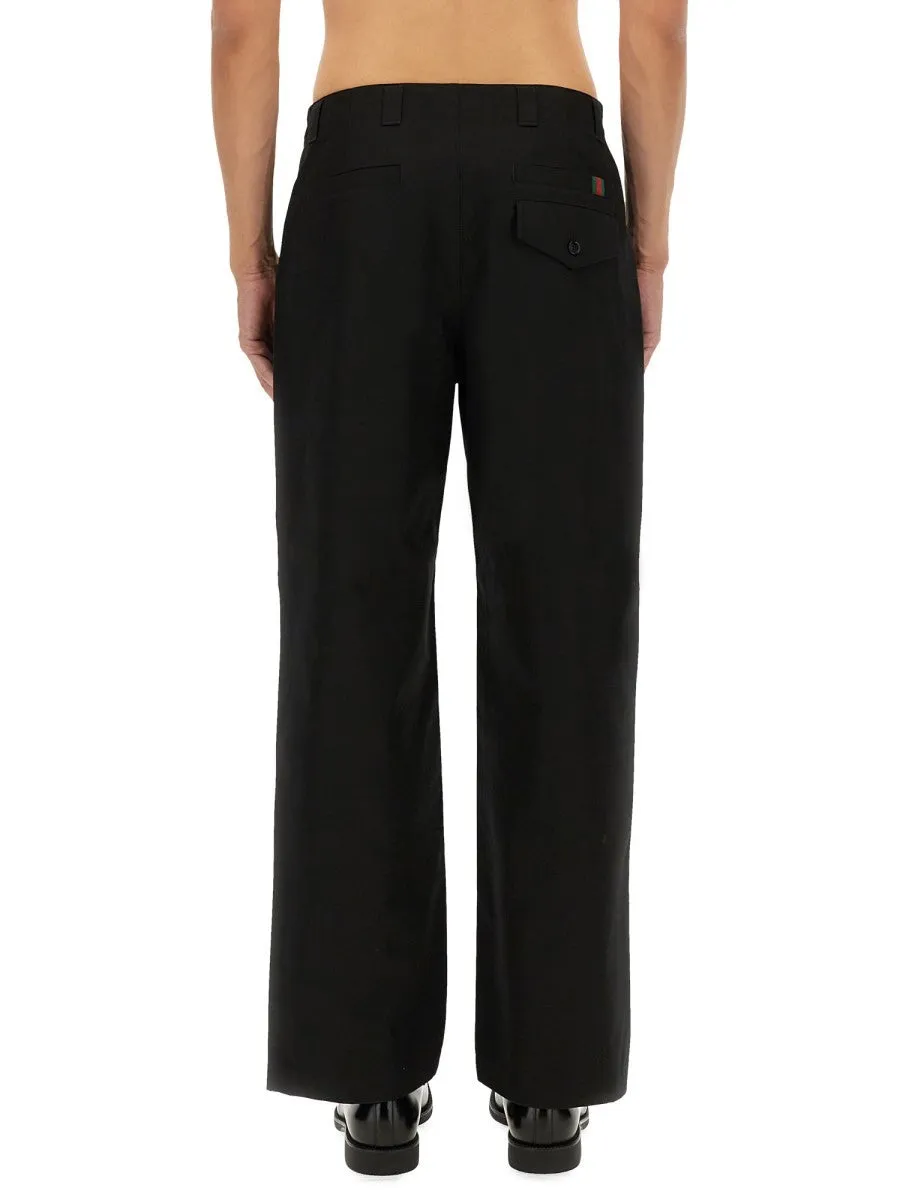 Gucci PANTS WITH WEB DETAIL sold by Siebentaschen product image thumbnail 3