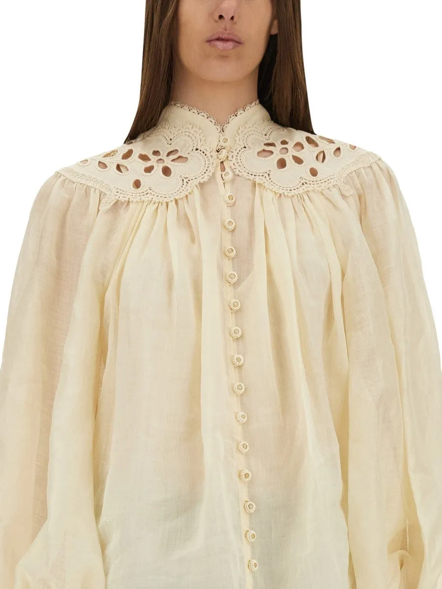 ZIMMERMANN EMBROIDERED BLOUSE "COCO" sold by Siebentaschen product image thumbnail 4