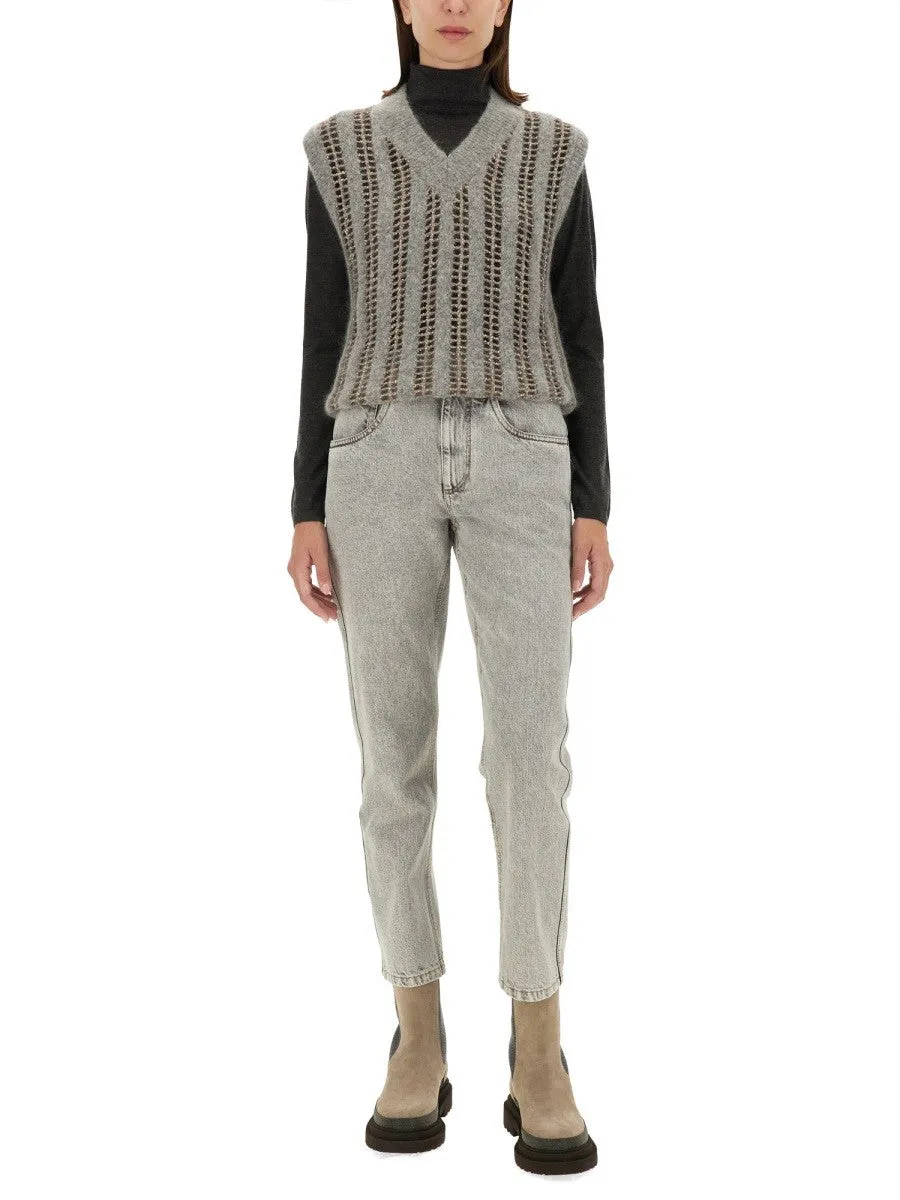 Brunello Cucinelli V-NECK VEST sold by Siebentaschen product image thumbnail 2