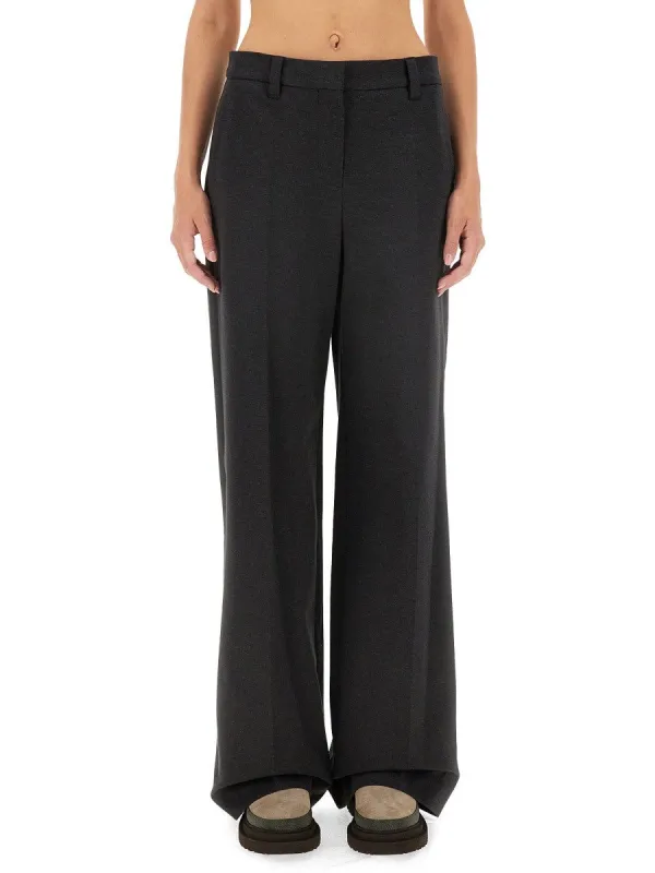 Brunello Cucinelli WIDE LEG PANTS sold by Siebentaschen