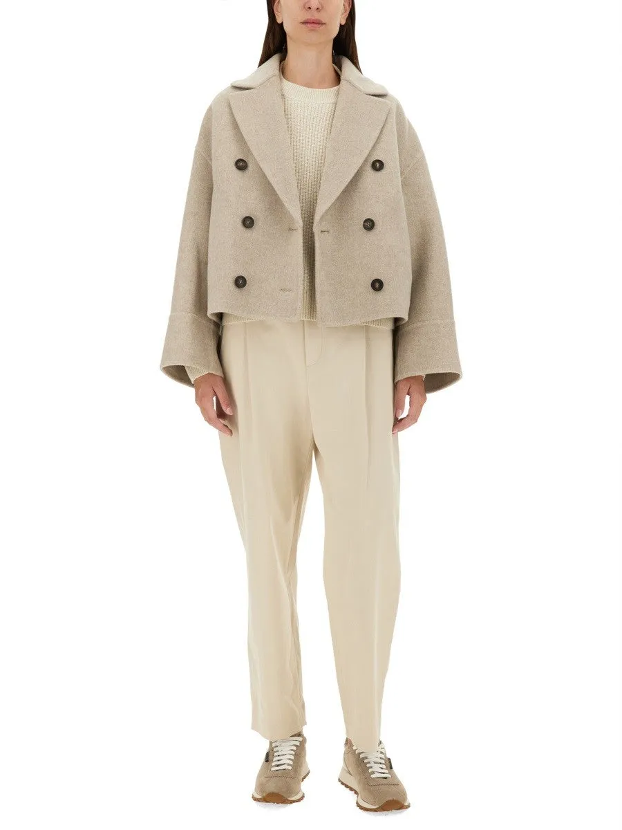 Brunello Cucinelli DOUBLE WOVEN WOOL AND CASHMERE CABAN sold by Siebentaschen product image thumbnail 2