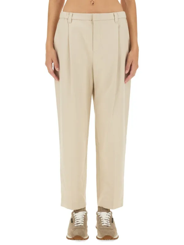 Brunello Cucinelli CROPPED FIT PANTS sold by Siebentaschen