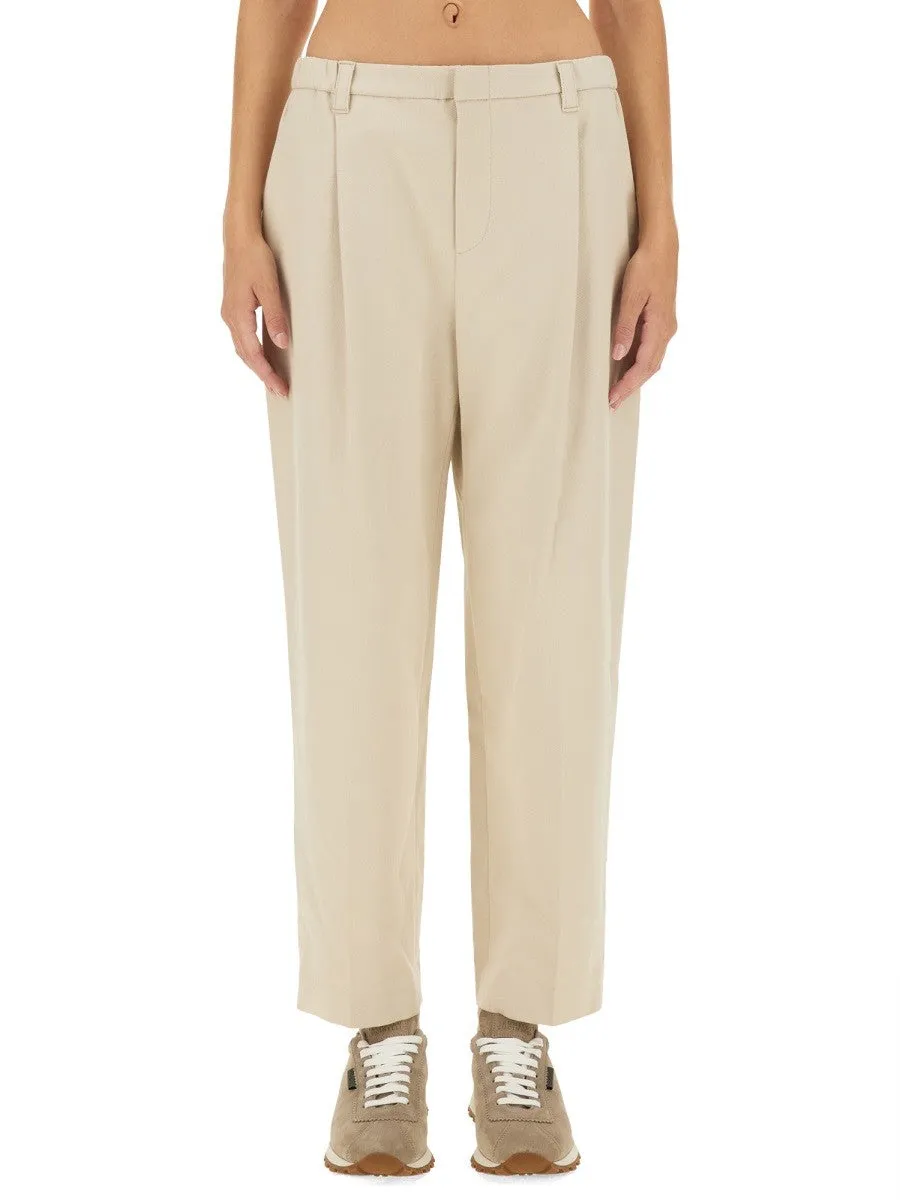 Brunello Cucinelli CROPPED FIT PANTS sold by Siebentaschen