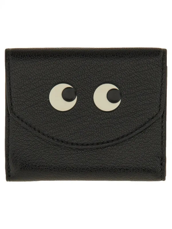 ANYA HINDMARCH TRIFOLD MINI "EYES" WALLET sold by Siebentaschen
