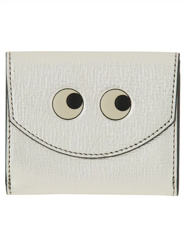 ANYA HINDMARCH TRIFOLD MINI "EYES" WALLET sold by Siebentaschen