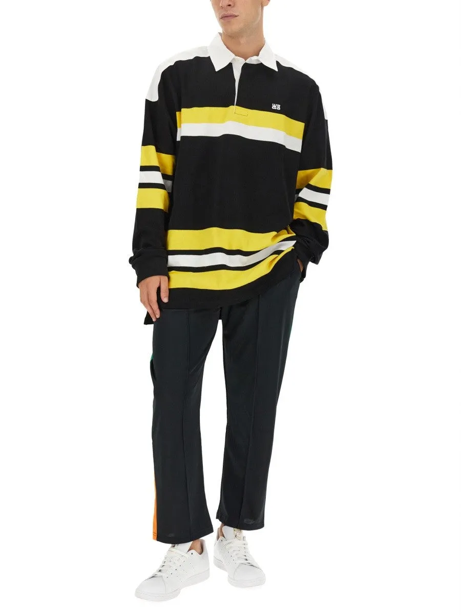 WALES BONNER POLO SHIRT WITH STRIPE PATTERN sold by Siebentaschen product image thumbnail 2