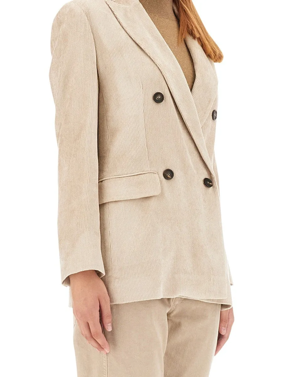Brunello Cucinelli DOUBLE-BREASTED JACKET sold by Siebentaschen product image thumbnail 4