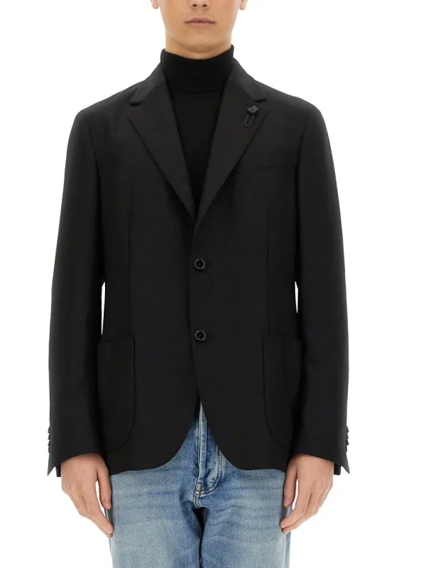 Lardini SINGLE-BREASTED JACKET sold by Siebentaschen