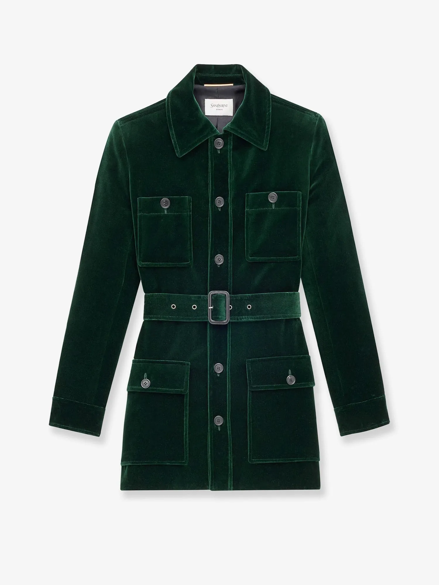 Saint Laurent Sahariana velvet blazer sold by Siebentaschen