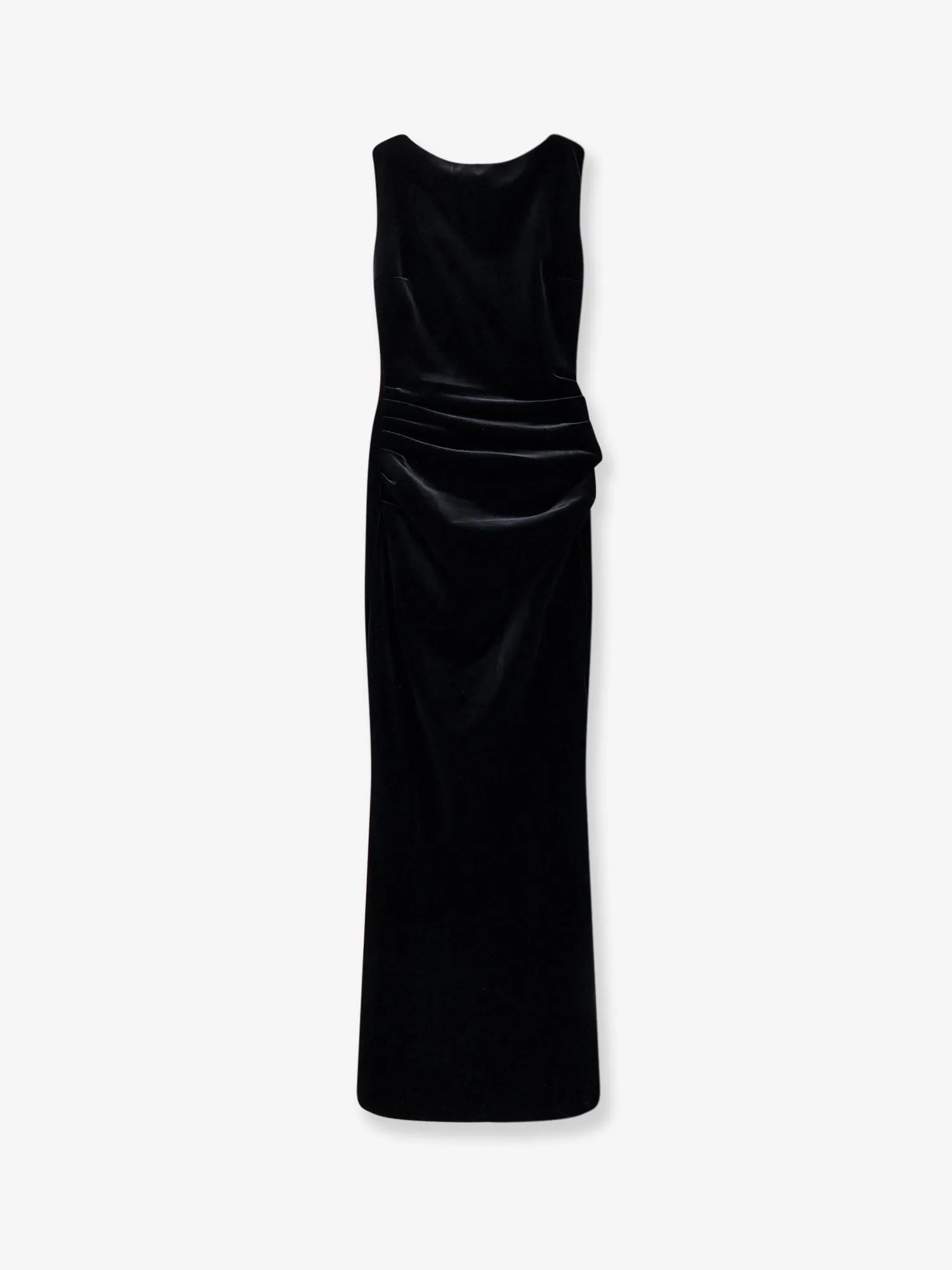 CHIARA BONI Nima velvet long dress sold by Siebentaschen
