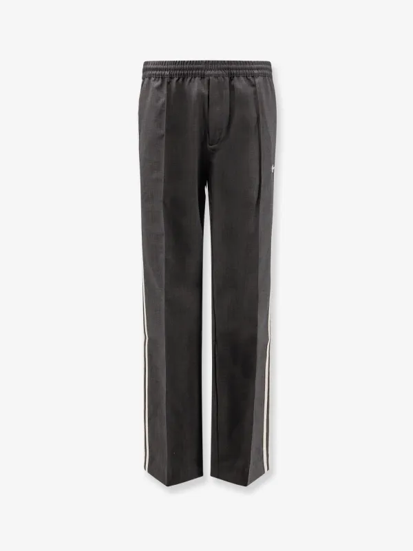 ADIDAS X WALES BONNER Wool blend trousers with iconic detail on the side sold by Siebentaschen
