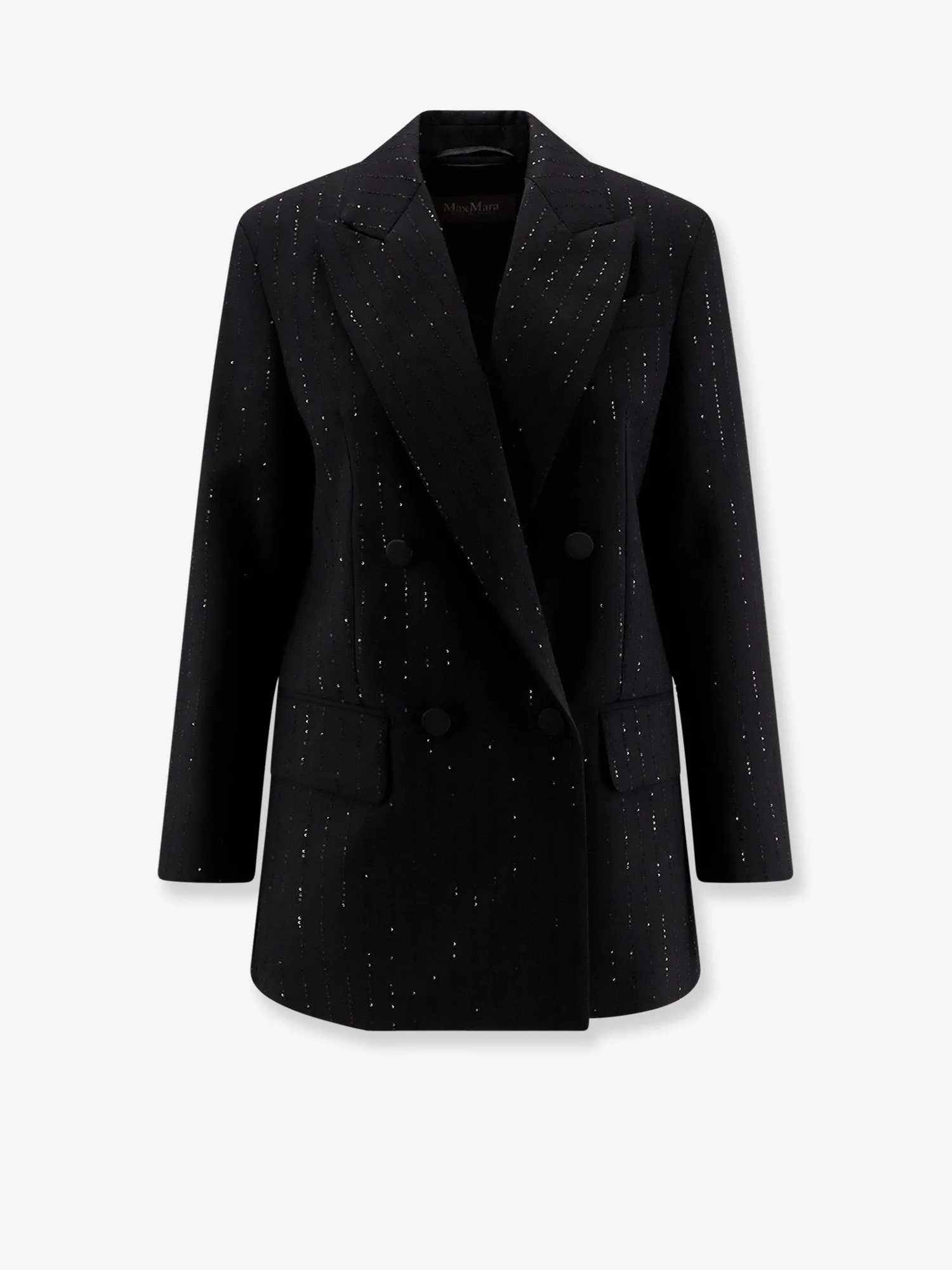Max Mara Appia virgin wool blazer with sequins sold by Siebentaschen