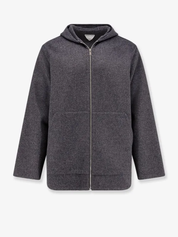 Bottega Veneta Wool jacket with hood sold by Siebentaschen