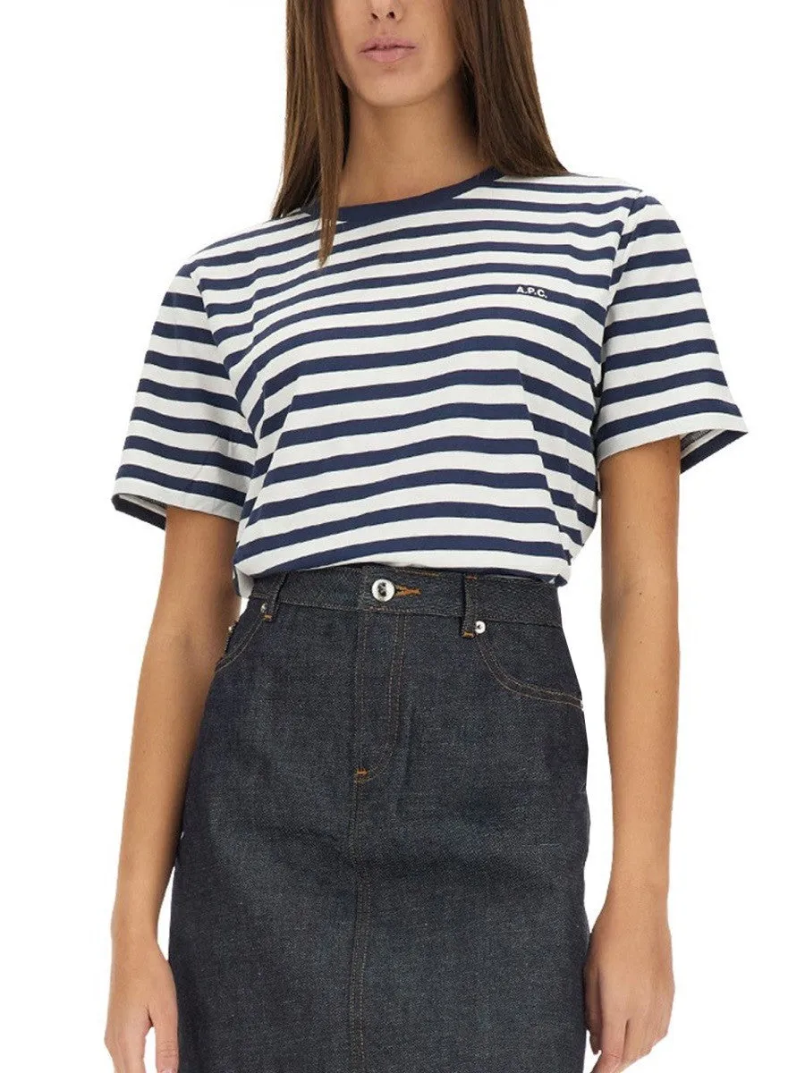 A.P.C. STRIPED T-SHIRT sold by Siebentaschen product image thumbnail 4