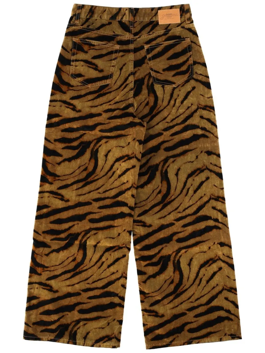 GANNI "ZEBRA" PRINT JEANS sold by Siebentaschen product image thumbnail 2