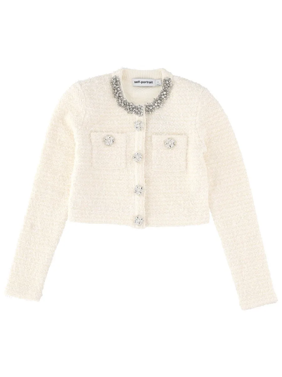 SELF-PORTRAIT COTTON CARDIGAN sold by Siebentaschen