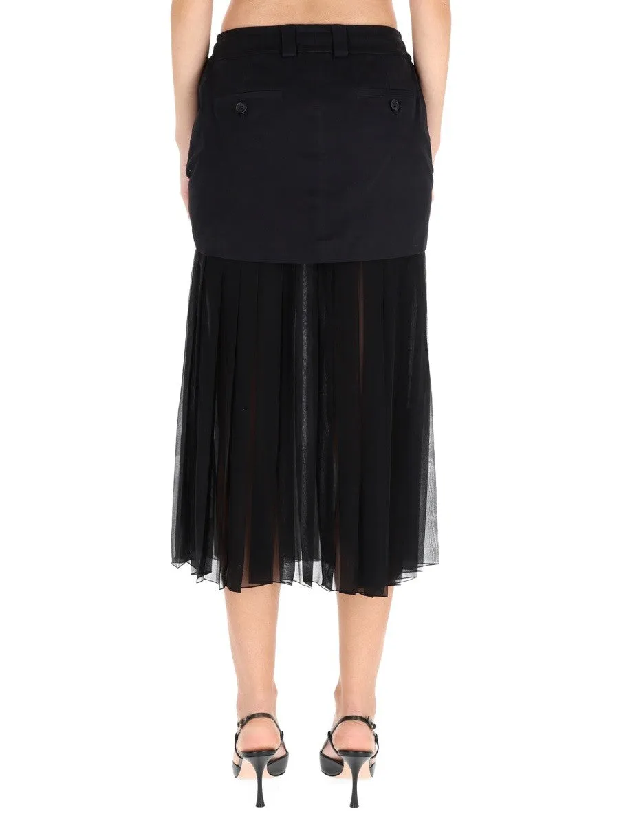 Dolce & Gabbana SILK MIDI SKIRT sold by Siebentaschen product image thumbnail 4