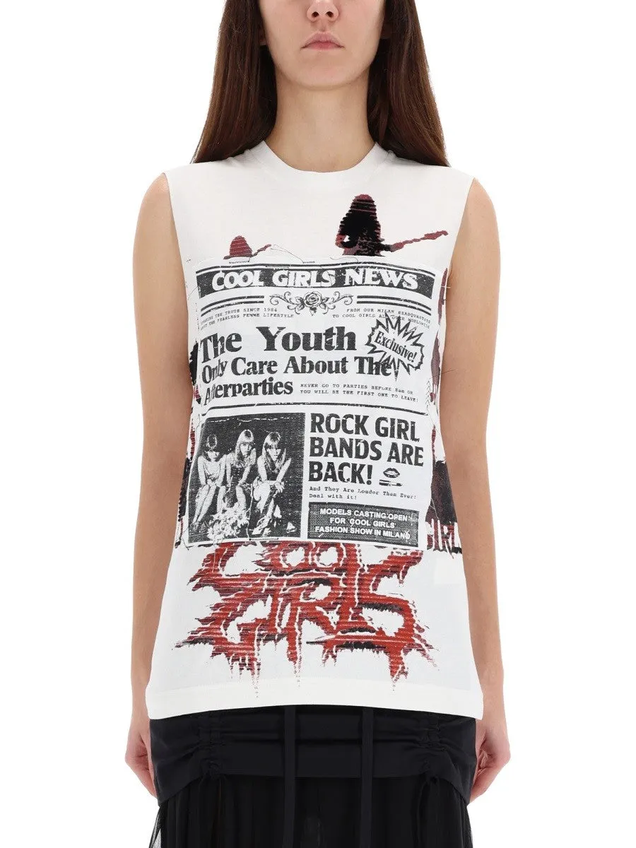 Dolce & Gabbana TOP WITH PRINT sold by Siebentaschen