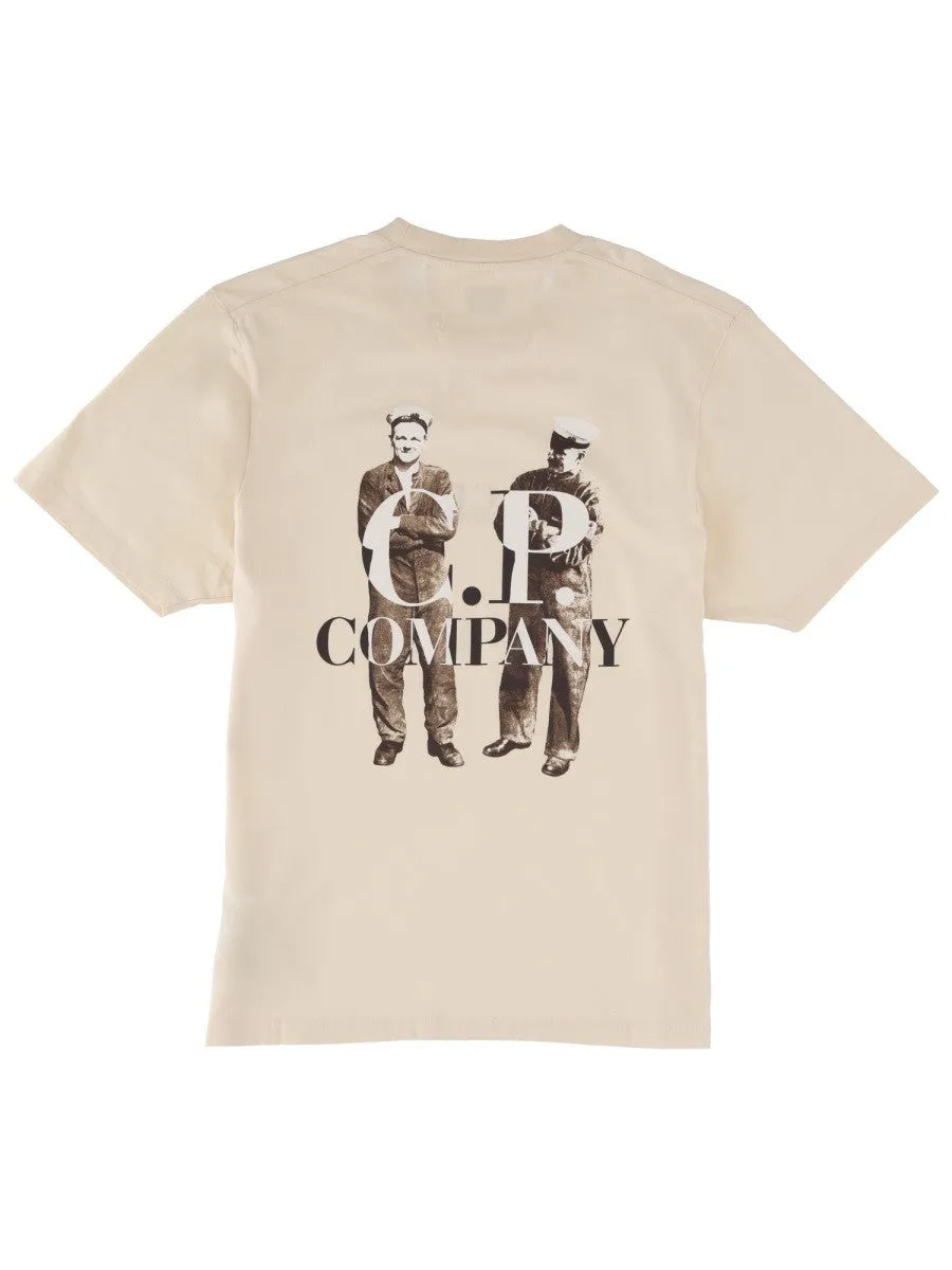 C.P. COMPANY T-SHIRT WITH LOGO sold by Siebentaschen product image thumbnail 2