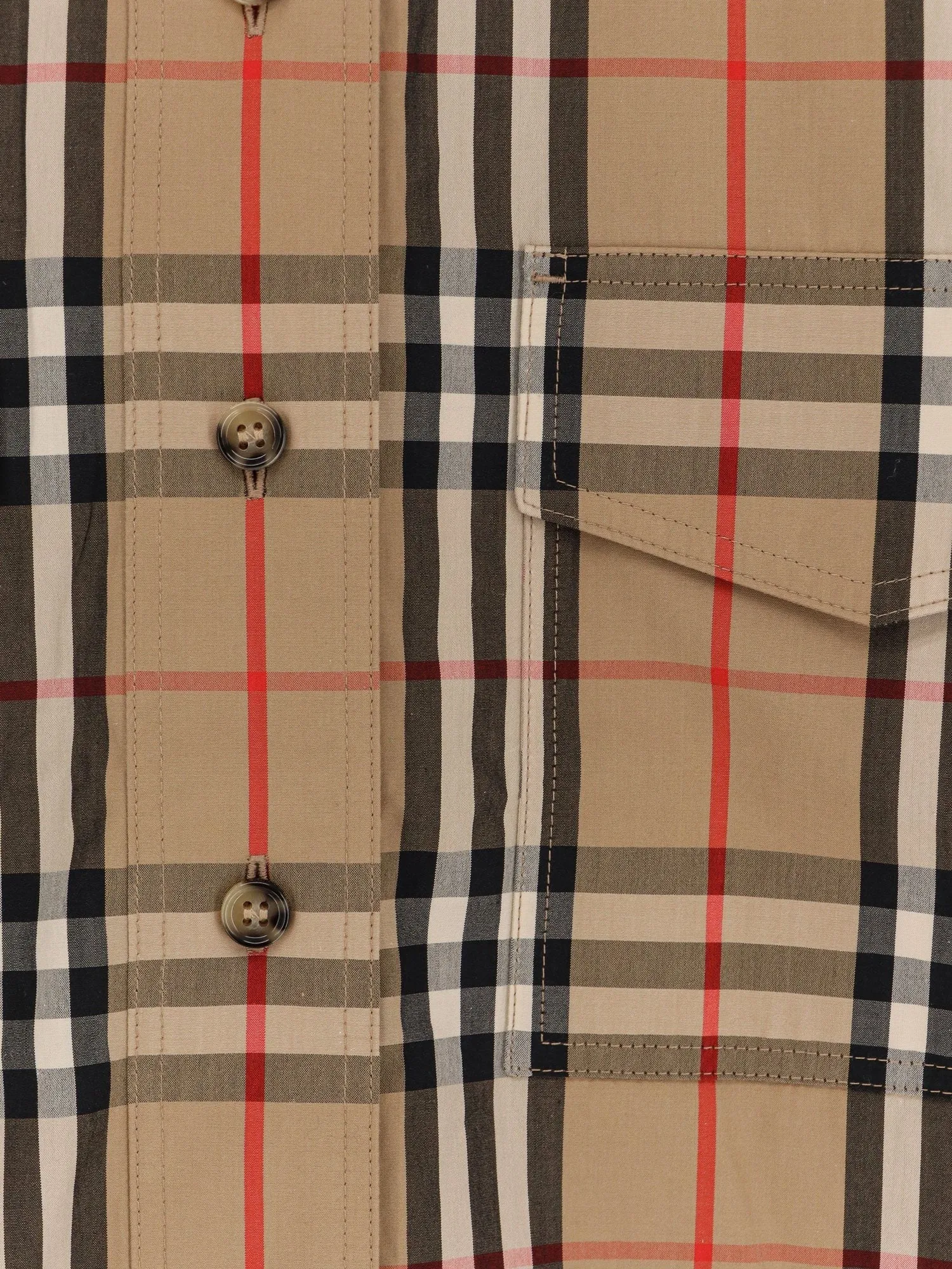Burberry Cotton shirt with Check print sold by Siebentaschen product image thumbnail 3