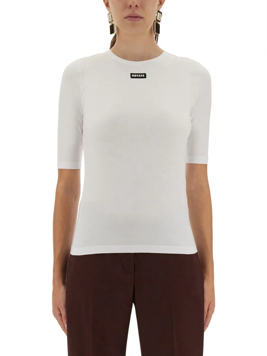 ROTATE BIRGER CHRISTENSEN T-SHIRT WITH LOGO sold by Siebentaschen product image thumbnail 3