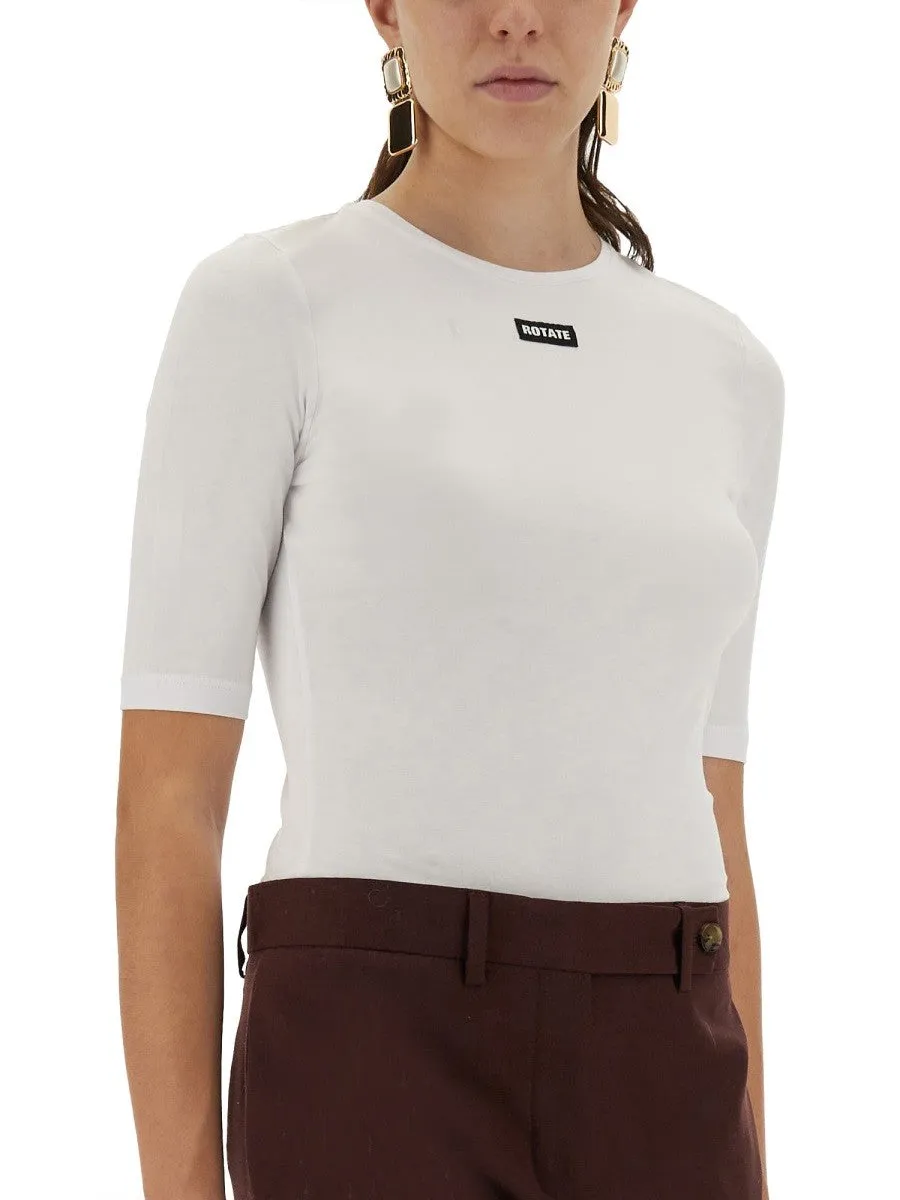 ROTATE BIRGER CHRISTENSEN T-SHIRT WITH LOGO sold by Siebentaschen product image thumbnail 2