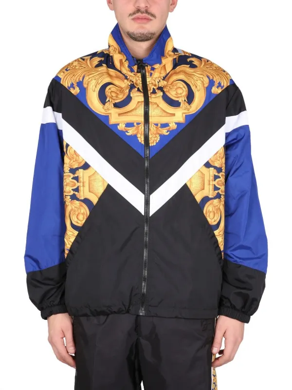 Versace WINDPROOF JACKET WITH BAROQUE PRINT made by Versace