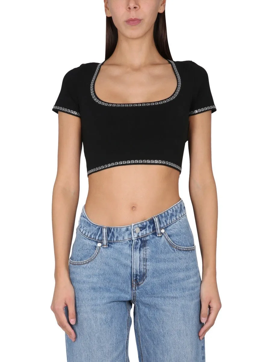 Alexander Wang BRIGHT LOGO TOP sold by Siebentaschen