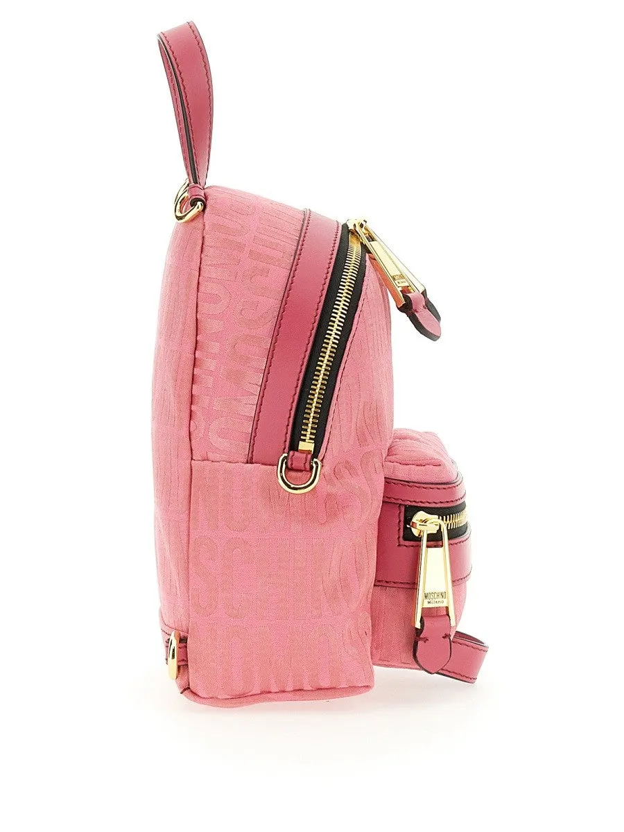 Moschino MINI BACKPACK WITH MONOGRAM LOGO sold by Siebentaschen product image thumbnail 3